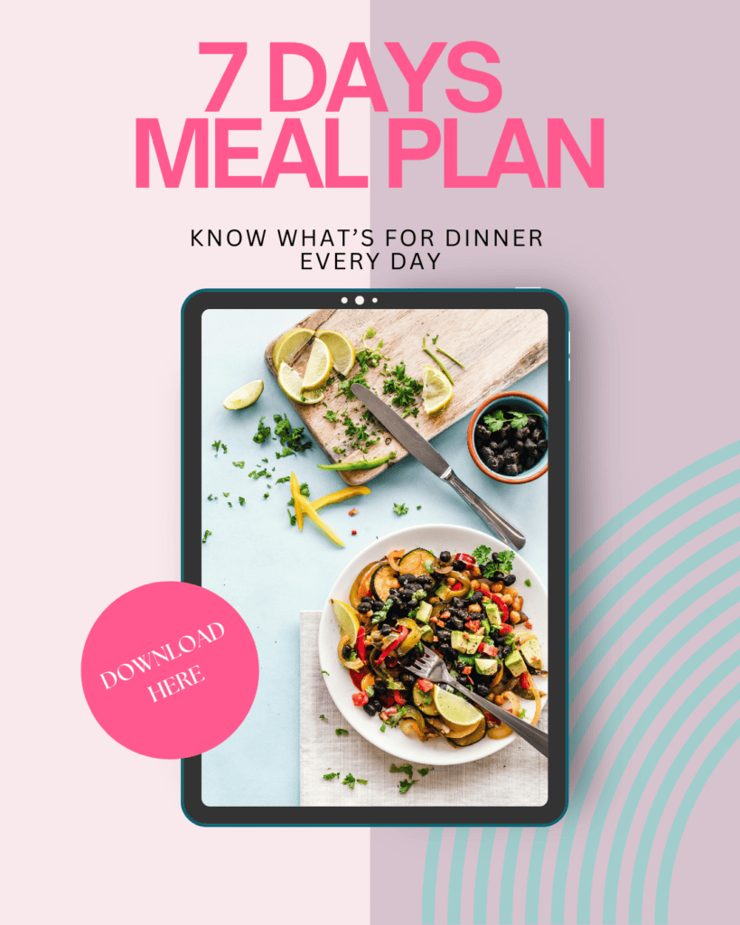 7 DAYS MEAL PLAN